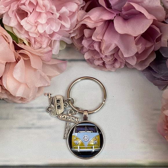 Let’s Go Camping! Retro Camper Keychains - Picture 6 of 14